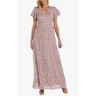 New Nwt R m Richards Embroidery Sequin Rose Blush Evening Gown Size 10