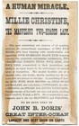 Millie Christine Mckoy Siamese Twins 1883 Syracuse Ny Freak Sideshow Trade Card