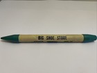 Vtg Advertising Blue Bird Children   s Shoes Bullet Pencil Case Ruler  read 