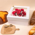 Neoact 4-pack 12x12x6  Square Cake Boxes With Window - For 10  Cakes