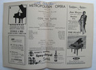 Cosi Fan Tutte Premier - 1951 Program -metropolitan Opera - Lunt  Steber  Tucker