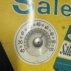 1950 60   s Vintage Salem Cigarettes Metal Triangle Thermometer Sign