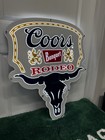 Coors Banquet Rodeo Bull Skull Led Sign Large 28 x24  - Scuffs   Scratches