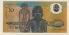 1988 Australia Low Serial First Prefix  10 Folder Aa00004546 Bicentenary Polymer
