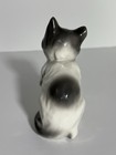 Vtg Erphila Germany Gray Cat Green Eyes Porcelain Ceramic Figurine Sculpture 6   