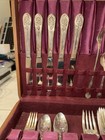 Vintage Wm  Rogers Mfg  Co  Aa    jubilee    Silverplate Flatware Set     55 Pieces