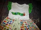 New Boutique Eric Carle Very Hungry Caterpillar Girls Ruffle Twirl Dress 