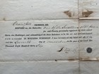 Antique 1836 Crawford County Pennsylvania Justice Of The Peace Document