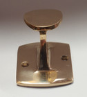 Towel Hat Bath Nautical Cleat Wall Hook Beach Ocean Fisherman Polished Brass