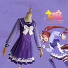 Anime Pretty Derby Cosplay Mejiro Mcqueen Uniform Holloween Girls Dress Costume