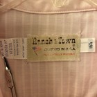 Vtg Ranch   Town Rockabilly Light Pink Pearl Snap Mens L Western Rodeo Shirt
