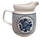 Vtg Asake White Pitcher 7  Ceramic Pottery Made In Japan  Ships Usa