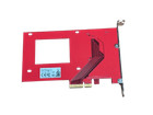 Startech Pex4sff8639 2 5  U 2 Nvme Ssd To Pcie 4 0 X4 Adapter Card