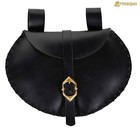 Medieval Buckle Leather Belt Bag Pouch Sca Larp Renaissance Cosplay Costume
