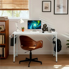 47  Wood Computer Desk Pc Laptop Study Table Workstation Home Office Furniture  