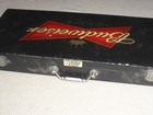 Vintage Budweiser Beer World Poker Tour Game Set Hard Case Collectible Chips