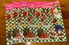 Lot Of  12 Packs Of Nip Vintage American Greetings Santa Christmas Stickers