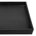 Black Stackable Jewelry Organizer Tray 1  Deep Display Case For Rings earrings