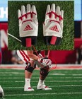 Nebraska Huskers  now Packers Plyr  Game Used Lineman Gloves 4xl
