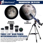 700mm Astronomical Telescope 525x With Phone Adapter For Beginner Moon Watching