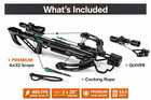 Centerpoint C0001 Archery Dagger 405 Compound Crossbow With Scope   Accessories