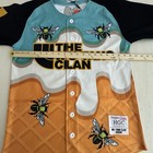 Wu -tang Clan Baseball Jersey Cream  96 Honey Bees Stitched Headgear  Size S Nwt
