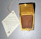 New Estee Lauder Miniature Handbag Solid Perfume Compact With Tag   Pouch