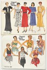 Lot Of 10 Vintage Vogue s Basic Design Patterns Mixed Sizes Uncut
