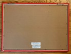 Budweiser Lager Beer Anheuser Busch Mirror Bar Sign Man Cave 26x18 Red Frame
