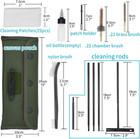 Compact Gun Cleaning Kit  22  223 5 56  22lr  257 Rifle Rods Bore Snake