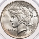 1926-d  1 Pcgs Ms64 Peace Silver Dollar Denver Uncirculated Free Shipping