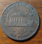 Early Masonic Penny   Coin   Token Walla Walla Washington