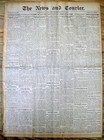 1913 Charleston Sc Newspaper W Illustrated Dentist Ad - 5 For Set Of False Teeth
