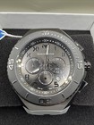 Technomarine Men s Manta Ocean 48mm Quartz Watch Tm-220022 Black W  Grey Band