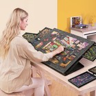1000 Piece Tilting Puzzle Board 6 Drawers Felt Jigsaw Table With Cover