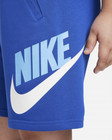 Nike Boys Fleece Shorts Size Xl Husky Dd2750-481 Blue