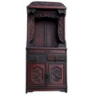 Old Rosewood Buddhist Altar Butsudan Shrine God Zen House Collection