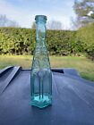 Cathedral Pepper Sauce 6-sided Open Pontil Gold Rush Bottle Find A Beauty