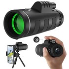 40x60 High Definition Monocular Telescope With Smartphone Adapter  Bak4 Prism