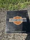 Vintage 1995 Rare Harley-davidson Custom Pool Ball Set 99524-96z Complete W  Box