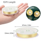 3 Pack Jewelry Wire - 22 Gauge Tarnish Resistant Copper Beading Wire For Jewelry
