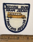 Vintage Hazel Park School District Bus Driver Patch Michigan