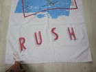 Vintage Rush Band Grace Under Pressure Beach bath Towel 1980 s Concert Tour Htf