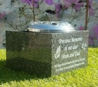 Personalised Granite Memorial Vase Grave Pot Flower Holder Cemetery Grave Vase