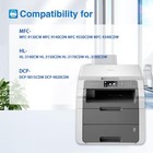 High Yield Tn221 Toner Replacement For Brother Tn221 Mfc-9140cdn 5pk 2bk c m y 