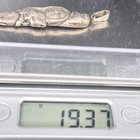 Vintage Northwest Coast Style Figural Girl Eagle Dragonfly Silver Pendant