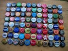 88 Lot Assorted Beer Bottle Cap s All Diffrent  no Dents   crafts 