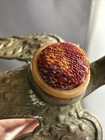 Antique Victorian Original Sewing Bird Clamp On Pin Cushion C  1890 Sewer Tool