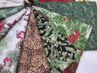 Christmas  Holiday   Metallic Highlights   14 Fat Quarter Fabric Bundle