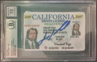 License Custom Card Pulp Fiction Signed John Travolta Beckett Witnessed Auto 10